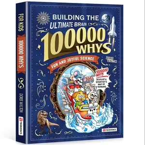 100000 Whys Kids Science Encyclopedia – Fun Cartoon Educational Book, Ages 4-12, Build Curiosity & Scientific Thinking, All-in-One STEM Learning