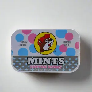 Howdy Bitez Cotton Candy Mints Sugar-Free Gluten-Free Refreshing Breath Mints for Quick Pick-Me-Up Perfect for Travel Daily Use US - Sweet, Bonbon, Snack
