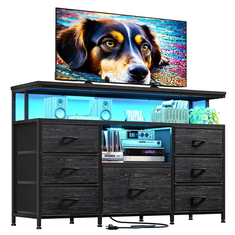 white christmas dresses Behost TV Stand for 65 Inch, Dresser TV Stand with 2 Large Dresser Dra –  Keenstone.com main image 0