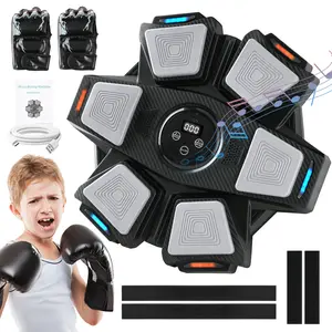 2025 Music Boxing Machine for Adults & Kids Smart Bluetooth Boxing Machine with Boxing Gloves Wall Mounted Target Workout Punching Equipment for Home Upgrade