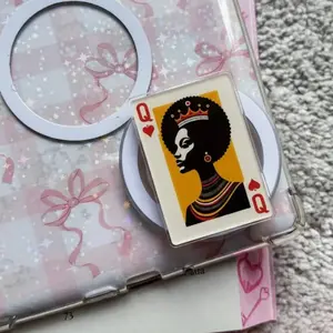Melanin Queen Phone Grip, Black Girl Magic Kindle Grip, Melanin Phone Accessories, Gift for Her, Afrocentric Gift