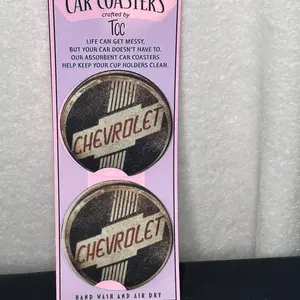 Car coaster Chevrolet  coaster stocking stuffer