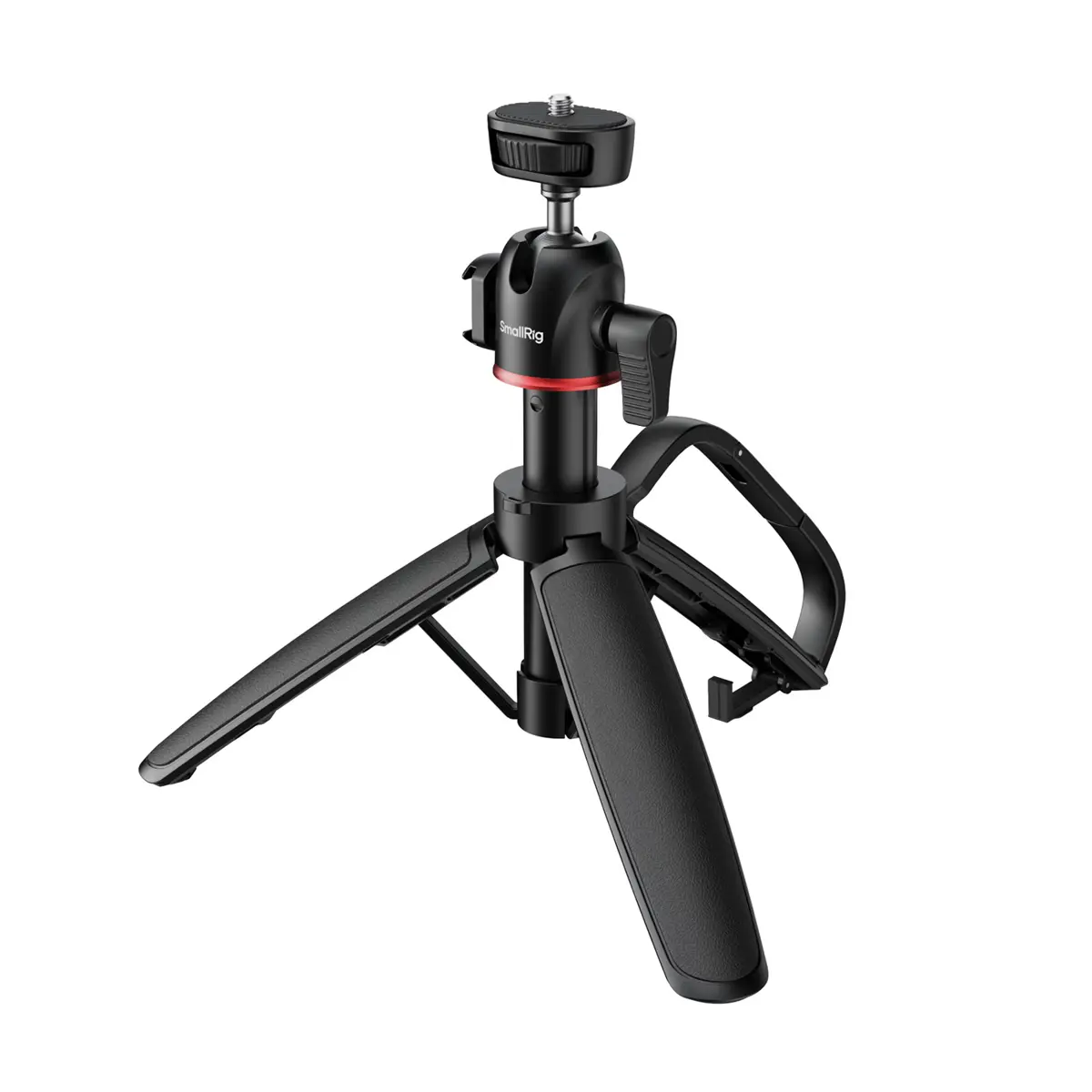 SmallRig 5285B VT-15 Mantis 4-Section Aluminum Tripod with Ball Head, Carabiner Shape, Black