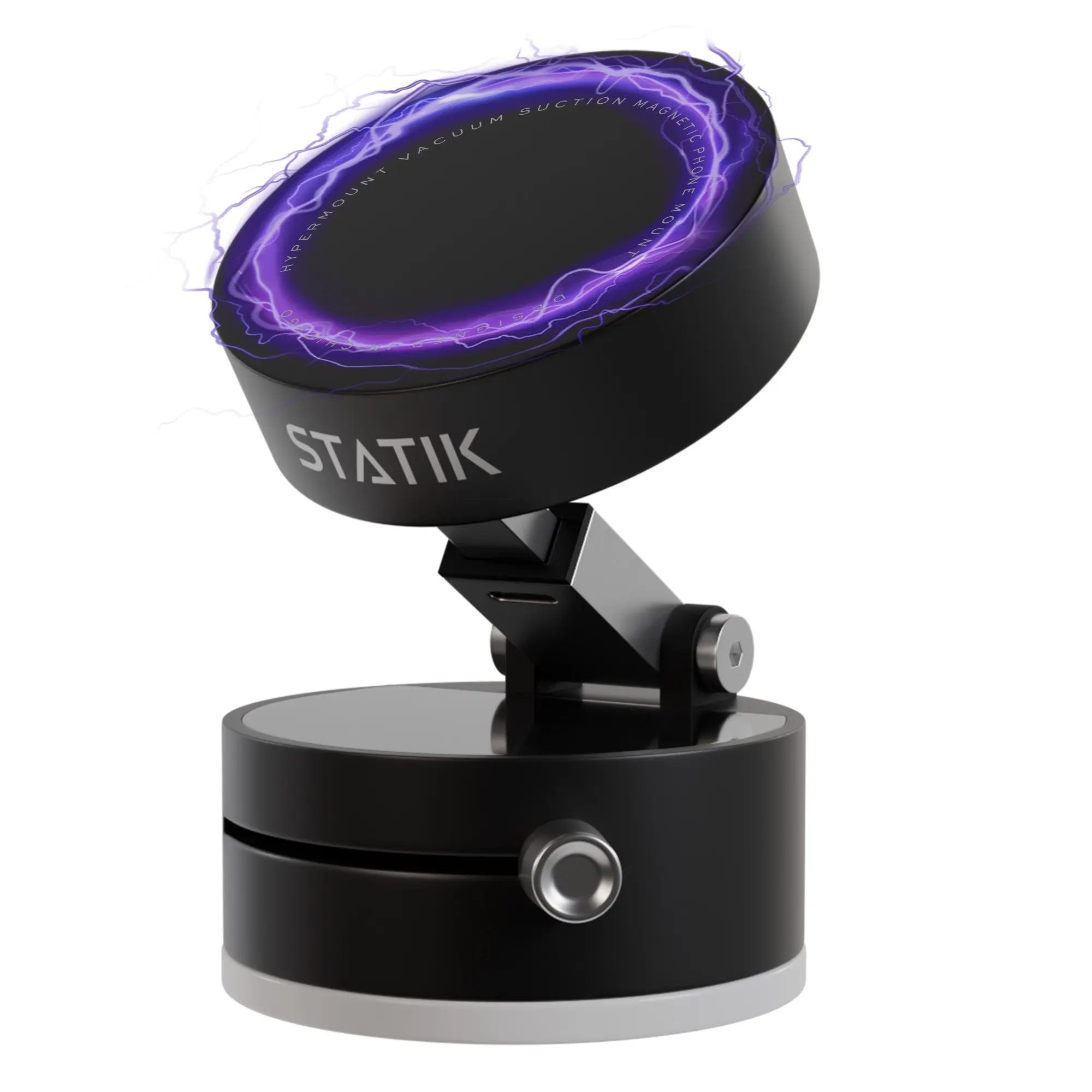 HyperMount Vacuum Car Mount Compatible with All Smart Phones iPhone or Android Universal Fit for Easy Installation