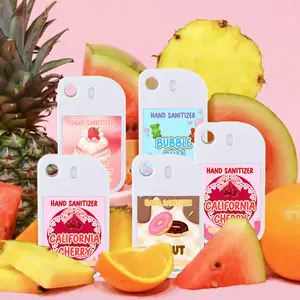 Portable Travel Hand Sanitizer Spray, Moisturizing Fruit Plant Scented Hand Sanitizer, Hand Cleaning Products for Women & Girls, Hand Sanitizer, Hydrating Hand Sanitizer, Moisturizing Hand Sanitizers, Hygiene Products