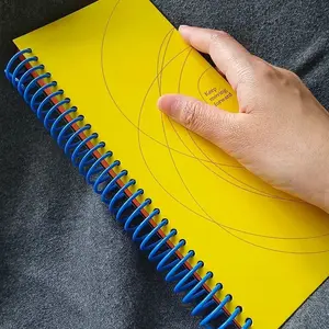 Summer Lemon Yellow Color Coil Book High Value Notebook Creative Student Thickened Portable Ledger Book Diary