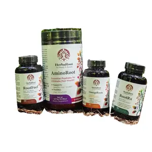Total Hair Recovery System By HerbaRoot By Mandy B. Beauty, AminoRoot, RootRx, RootFuel, OmegaRoots,