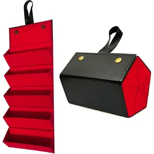 5-Slot Sunglasses Organizer Viral Trend Eyeglasses Storage Case Portable Travel Organizer for Multiple Pairs Perfect for Home Car Office Vacation Beach or Everyday Use Must-Have Gift for Sunglasses Lovers