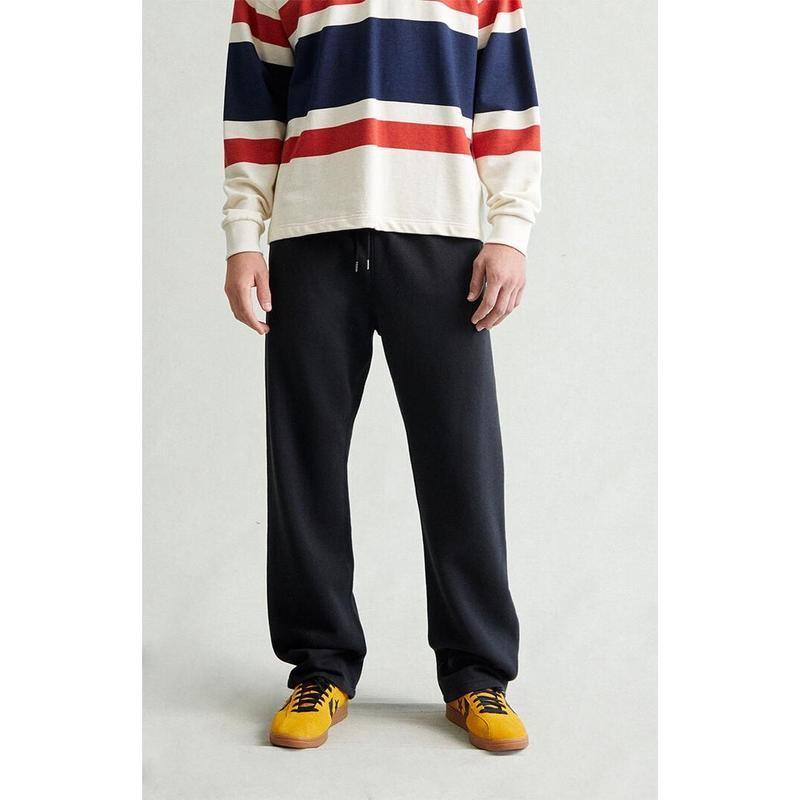 Pacsun Men's Black Straight Leg Sweatpants