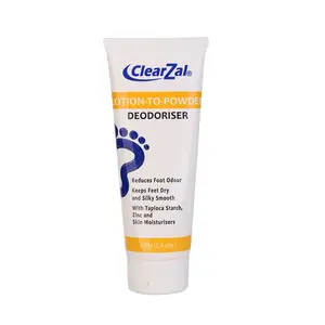 ClearZal Lotion-To-Powder Deodoriser , hyperhidrosis recommended solution to stop sweaty, smelly feet, Helps prevent blisters, Great for hyperhidrosis 3.4oz 【 star】