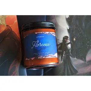 Florence Shen | Bloodwing Academy | Briar Boleyn | Licensed Book Themed Candle