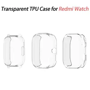 Screen Protector Case Soft TPU All-Around Protective Bumper Cover Shell for Redmi Watch 5 Lite/5 Active Case for Redmi Watch 4/5/6,Smart Watch Accessories, Durable and Fashionable Design, Perfect for Daily Wear, Ideal Gift for Technology Enthusiasts