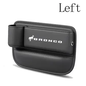 Ford Bronco Car Seat Gap Storage Box, PU Leather, Multi-Functional, Durable, Easy to Clean, Car Interior Accessories, Car Storage Organizers, 1pc or 2pcs
