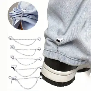 Adjustable Magnetic Pants Clips and Sleeve Clips, Detachable Hem Clip, Suitable for Pants and T-Shirts, Strong Magnetic Clasp