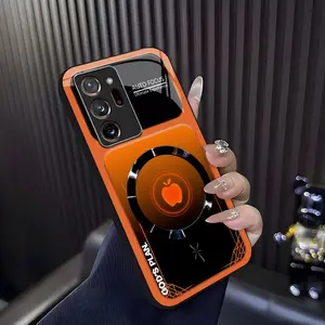 “God’s Plan” MagSafe phone case — neon cyberpunk faith magnetic cover for Galaxy Note20 Ultra 5G — 975