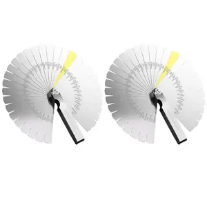 2 count 32  Stainless Steel Feeler Gauge, 0.04-0.88 mm (0.0015-0.035 Inch) Metric/Imperial