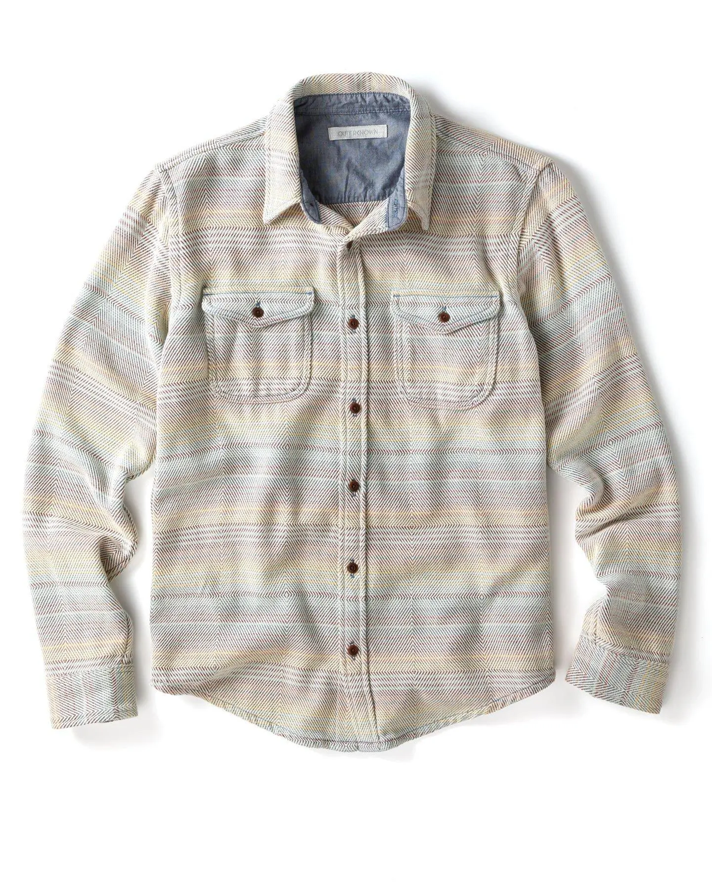 Outerknown Coziest Blanket Shirt - Striped Design for All Seasons - Medium Fit - Quality Feel Every Time - Most Beloved Item