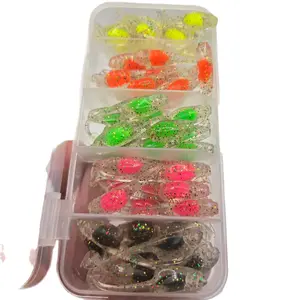 ebc 2 inch Neon Paddle tail set fishing supply