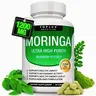 Moringa Capsules 1000mg+200 1200mg - Pure Moringa Immune and Gut Health Powder 90 capsules, Indian luxury Moringa, female probiotics, male vitamins Healthcare Dietary Edible Supplement Fitness Bathroom