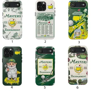Master Tournament 2026 Golf Phone Case for iPhone, for Samsung, Phone Accessories, Cute Phone Case, Fashion Case, Phone Case for Boyfriend, for Girlfriend, Creative Dual Layer Case