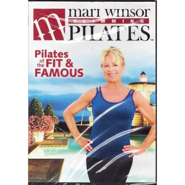 Used Book - Mari Winsor Slimming Pilates: Fit and Famous Guide (DVD, Pilates Tutorial)