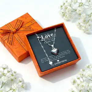 【Valentine’s Day gift】925 Sterling Silver plated Adjustable Heart ShapedPendant Necklace for Women, Anti Allergic,Simple and High-end Sweater Chain, Suitable for Gifts