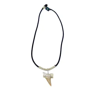 Sharks Tooth Thread Bound Necklace