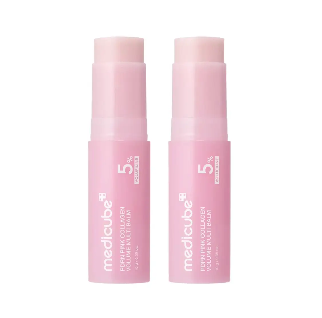 PDRN Pink Collagen Volume Multi Balm | All-in-One Volufiline, PDRN, NAD Stick for Youthful-Looking Skin, Helps Reduce the Appearance of Fine Lines, Firming Care | For Under-Eyes, Neck, Forehead, Smile Lines & Lip Care | Korean Skincare