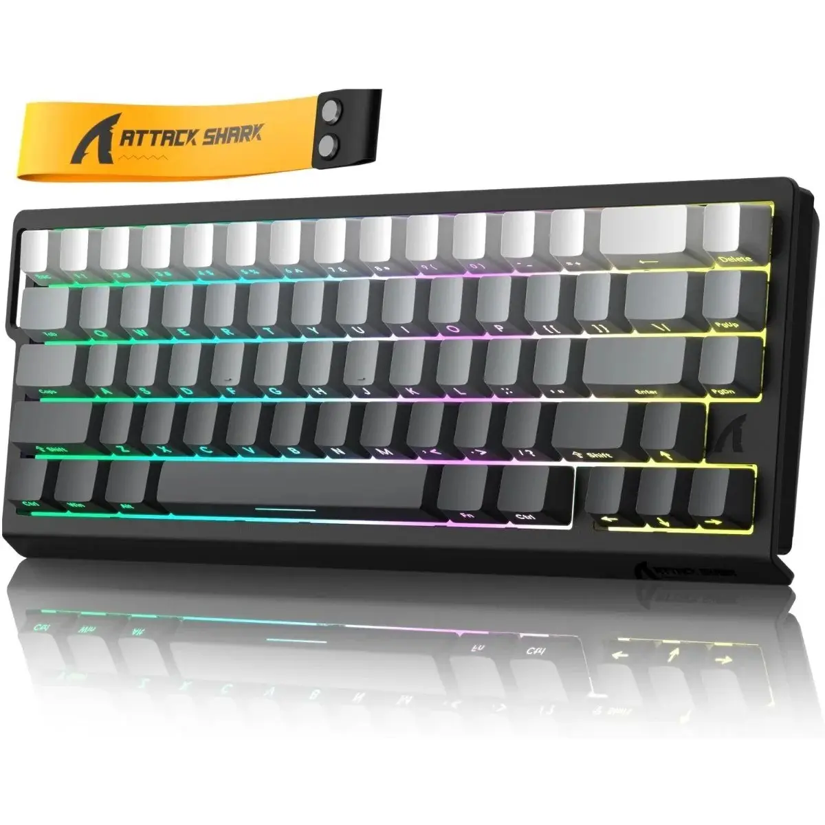 ATTACK SHARK X68 HE 8000Hz Rapid Trigger Keyboard 0.01mm RT Accuracy RGB Wired Gaming Keyboard with Magnetic Switch Hall Effect Keyboard for PC/Mac Pc Accessories Gaming