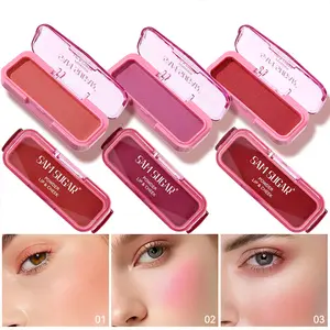 Sam Sugar Multifunctional Blush Balm, Portable Natural Matte Finish, Cheek and Lip Use, Suitable for All Skin Tones, Daily Makeup Essential, Lip Cheek Tint