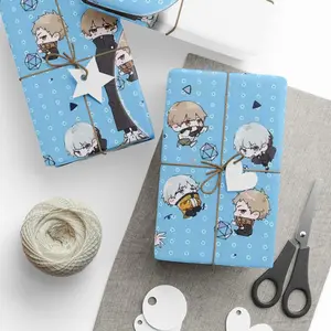 Anime Holiday Wrapping Paper – Kimetsu no Yaiba Themed Christmas Gift Wrap