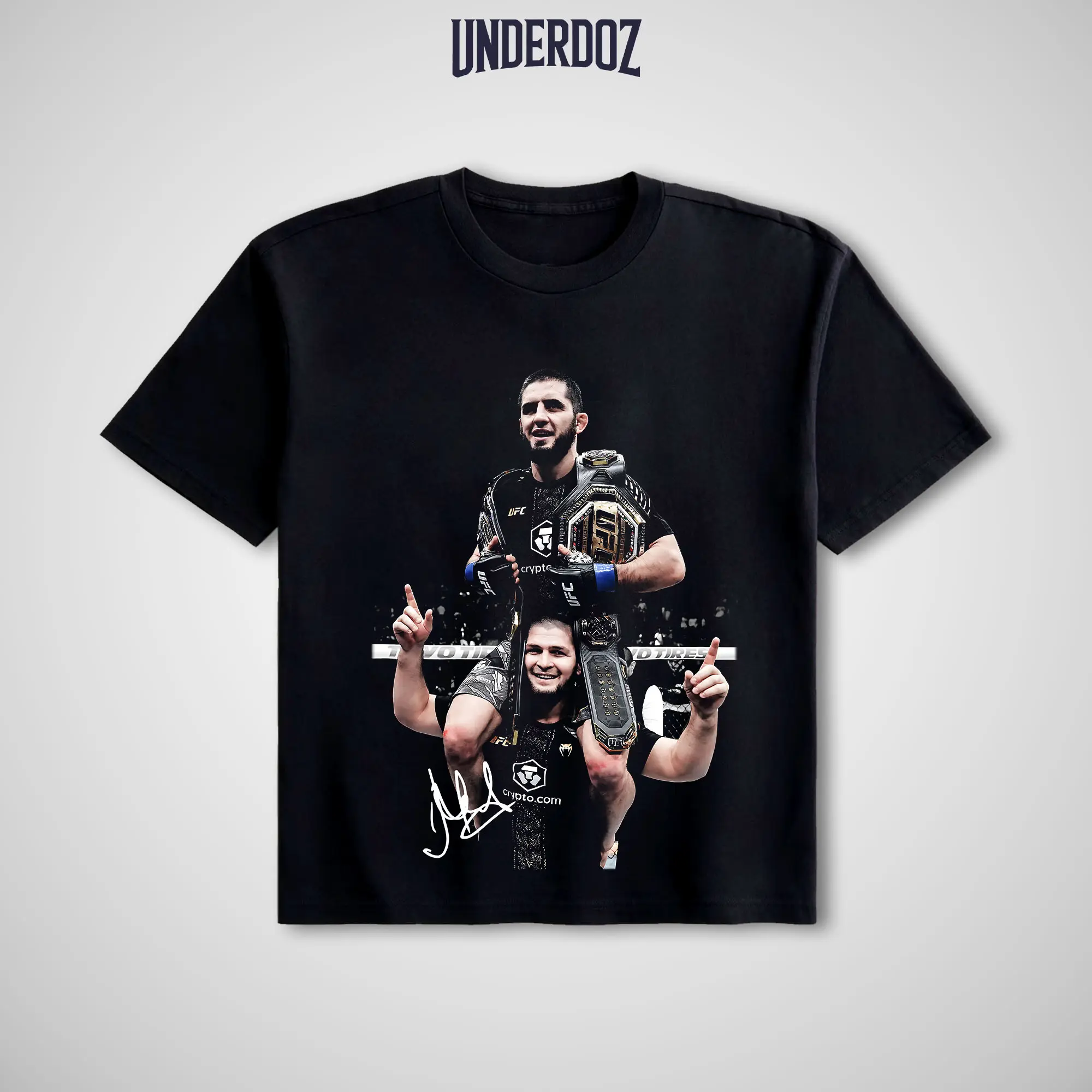 ISLAM MAKHACHEV CHAMP TEE, Islam Makhachev Khabib UFC Champion Tee 