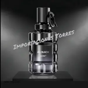 All Black Eau de Toilette Perfume Spray For Men By Cyzone Mexico - Imported! - 90ml/3.04oz