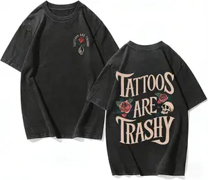 Oversized Grunge Vintage Women's Short Sleeve T Shirts Cotton Casual Baggy Tees Trendy Crew Neck Loose Tops for Teens