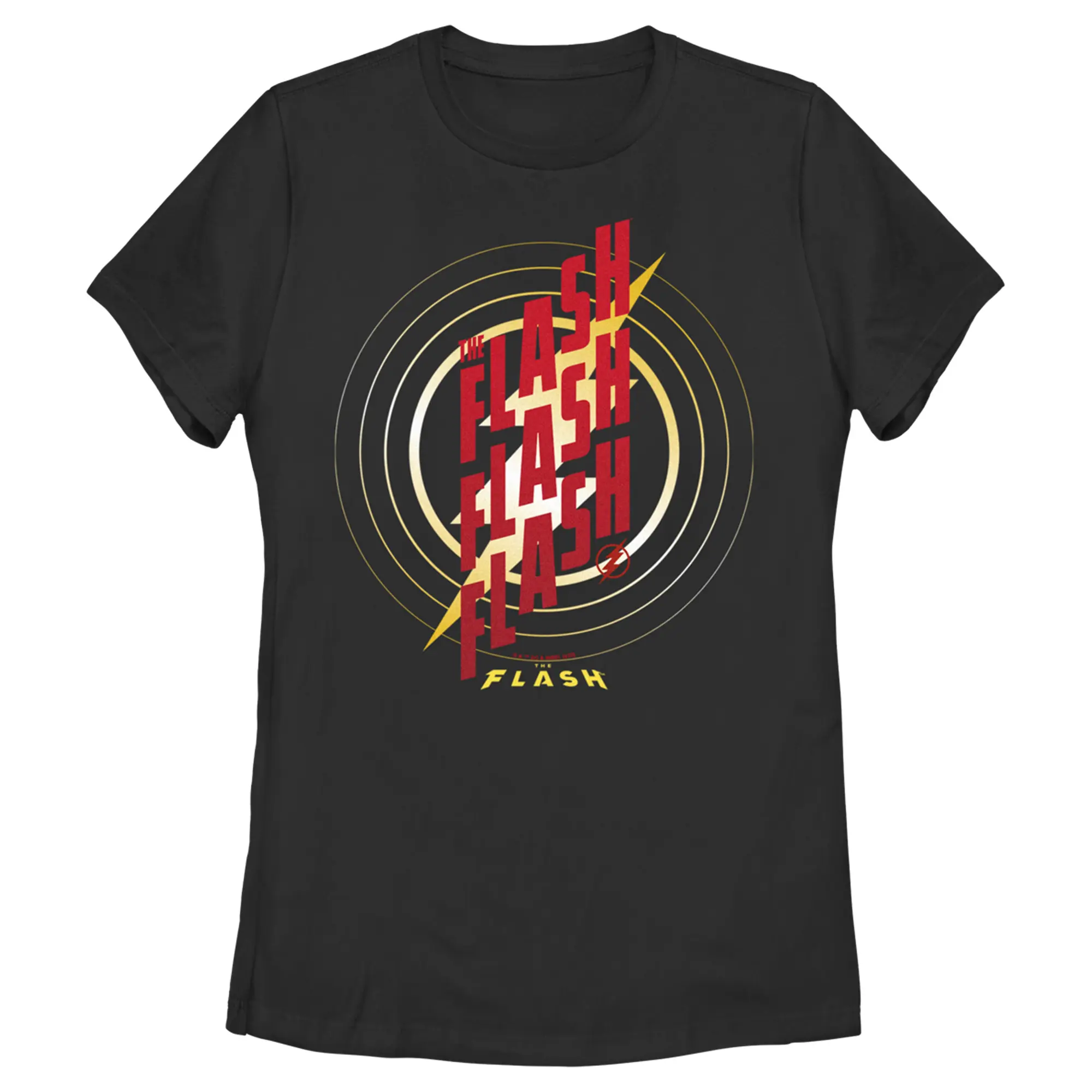 Women's The Flash Triple Red Logo T-Shirt
