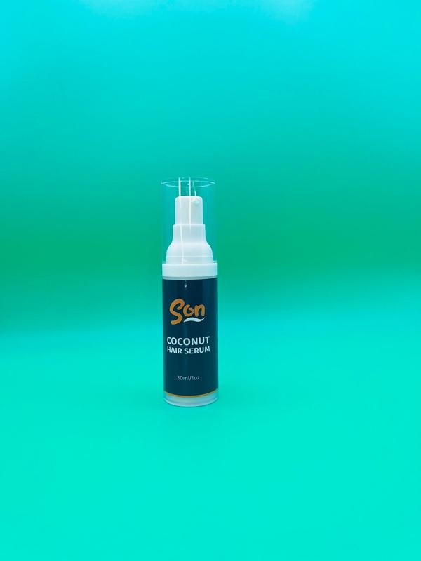 SON Coconut Hair Serum – 100% Natural, Smooth & Shine Booster, Suitable for All Hair Types (30ml / 1oz)