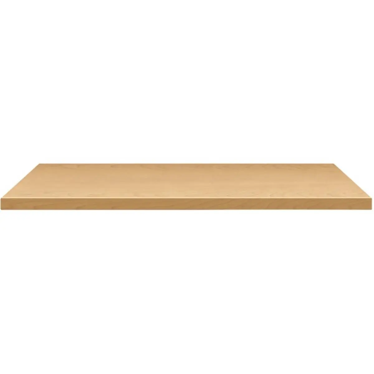 36x36 in Natural Maple High-Pressure Laminate Square Table Top - 1.13 in Thick, Pre-Drilled, Scratch Resistant, Assembly Required for Office Desks, Hallways, Cafes