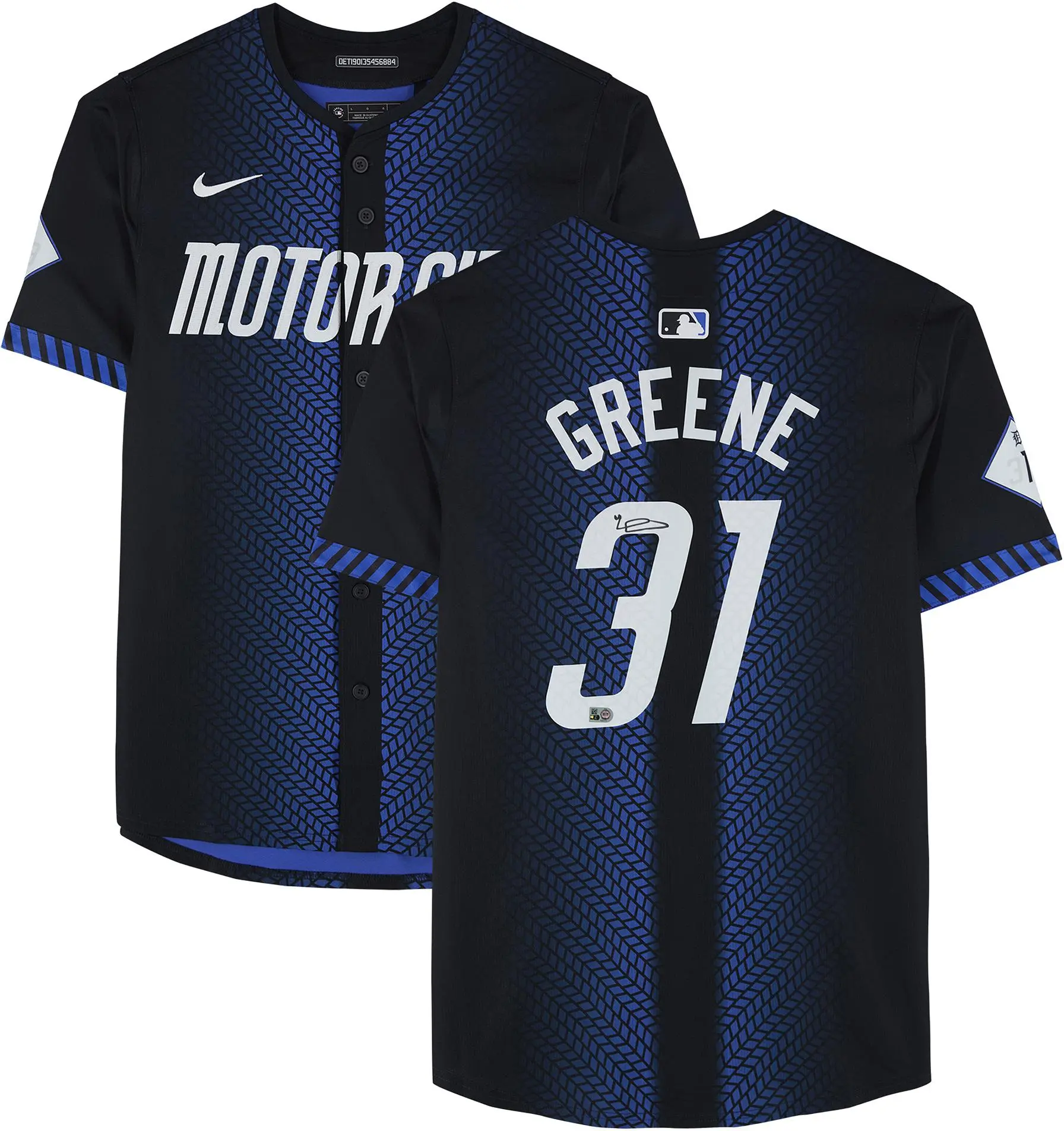 Riley Greene Detroit Tigers Autographed Nike Black City Connect Limited Jersey - Fanatics Authentic Certified