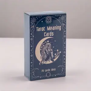 Original Tarot Meaning Card Deck for Divination and Entertainment, 78 Cards for Party Games and Leisure Activities, Tarot Card Decks, Durable Tarot Cards