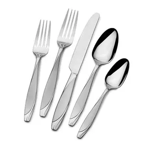 Mikasa Gourmet Basics Lunea Frost Flatware Set - 20 pieces