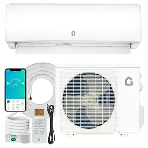 23,000 BTU Mini Split AC & Heat Pump, 230V Energy Efficient Ductless Air Conditioner with WiFi, R32 Eco-Friendly Refrigerant, Ultra-Quiet, Cools/Heats Up to 1,500 Sq.ft, Complete Install Kit