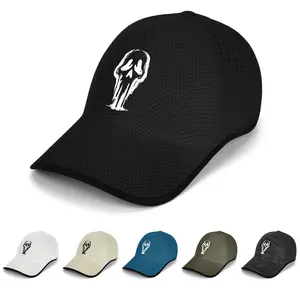 1 Pcs Halloween Foldable Baseball Cap Retro Funny Skull Adjustable Sun Protection Cap Breathable Quick Dry Althletic Hat Outdoor Activities Hiking Walking Clumbing Mountain Golf Trucker hats Birthday Gifts Halloween Gift Sports Hat Stylish Trucker Hat