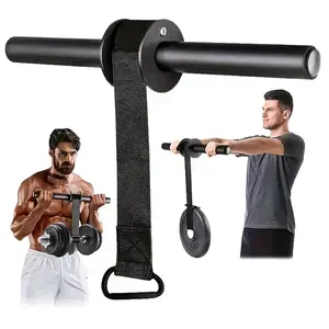 Forearm Strengthener and Wrist Roller Adjustable R-esistance Ultra Strong Nylon Webbing Forearm Exerciser with Quick Locking Mechanism Anti-Slip Handle Arm Trainer Ideal for Hand Wrist and Forearm Strength Training