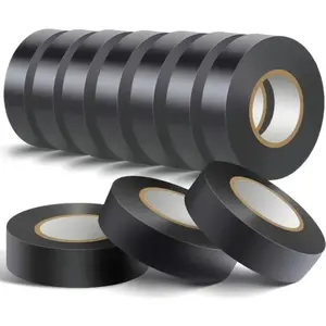 10 Pack /Five volumesPVC Electrical Insulation Tape for Wiring and Home Use, Strong Adhesive, Heat Resistant, Waterproof, Multi-Functional Tape for Electrical Protection Multifunctional electrical tape Strong Adhesion, High Temperature Resistant