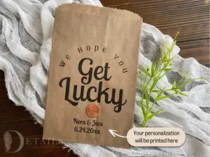 Personalized Lotto Ticket Bags, Scratch Ticket Wedding Favor Bags, Lotto Ticket Favor Bags, sets of 25