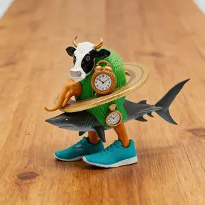 Italian Brainrot Theme Collectible Doll Creative Design, PVC Collectible Statue, Unique Collectible Figurines Statue Figurine for Home Desktop Indoor Display Outdoor Party Decoration Western Figurine