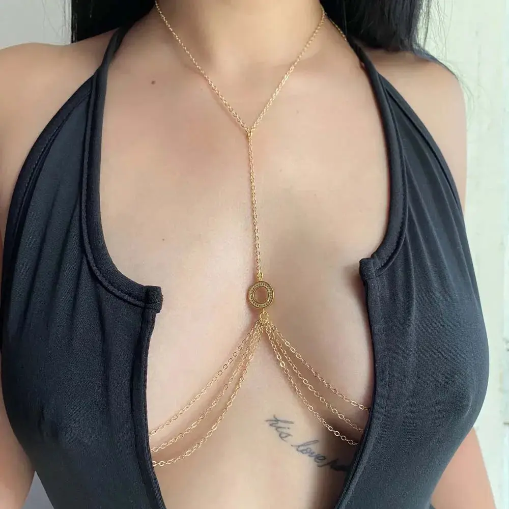 Round Nipple Chains Non Piercing Jewelry