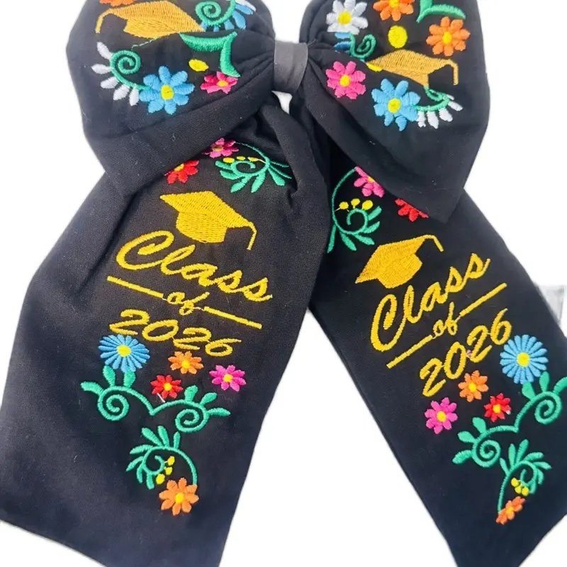 Class of 2026 Graduation Hair Bow - Elegant Bow-Shape Festive Party Accessory with Versatile Styling for Graduation Occasions