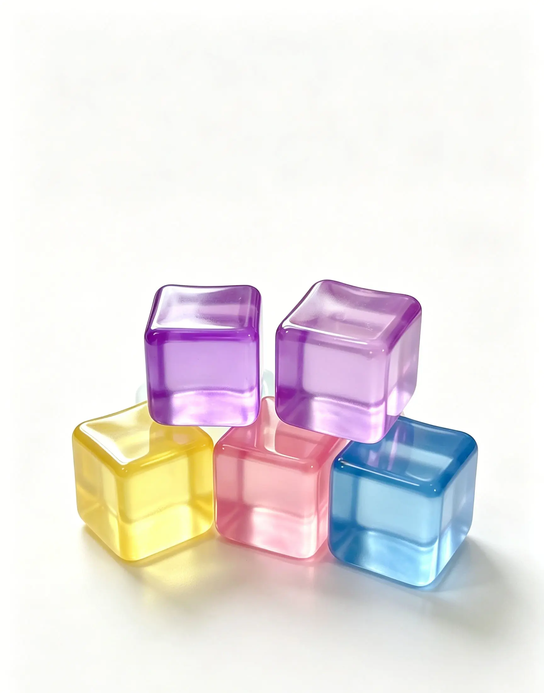 2.1" Sensory Stress Cube Sensory Fidget Toy with Super Solid Squish Stretchable Stress Relief High-Density