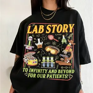Story Lab Week 2026 T-shirt, Lab Story Medical Lab Science, Laboratory Gift, Lab Tech Team T-shirt, Medical Matching Outfit T-shirt